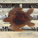 Seaside Turtle Metal Wall Art