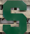 Michigan State Spartans Metal Wall Art - Michigan Metal Artwork