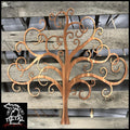 Curly Tree Of Life Metal Wall Art 12 X / Copper Bronze Trees &amp; Leaves