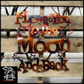 I Love You To The Moon & Back Metal Wall Art Inferno Signs