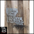 Thankful For My Louisiana Roots Metal Wall Art Polished Torched /