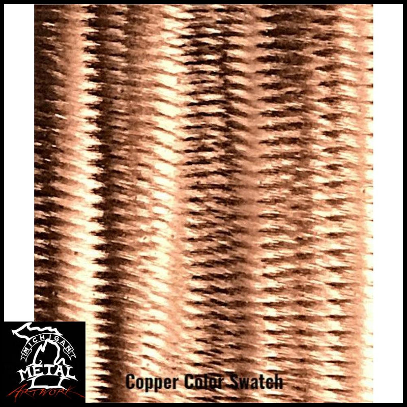 Thankful For My New York Roots Metal Wall Art Copper Torched /