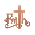 Faith Cross Metal Wall Art - Michigan Metal Artwork