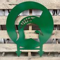 Michigan State Spartans Logo Metal Yard Art - Michigan Metal Artwork