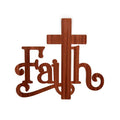 Faith Cross Metal Wall Art - Michigan Metal Artwork