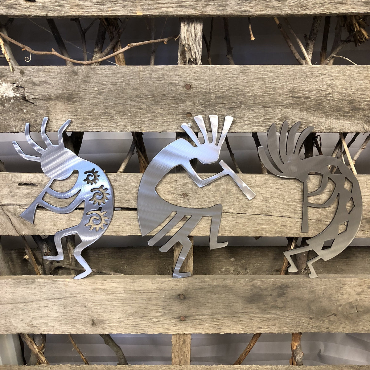 Kokopelli Spirit Of Music Metal Wall Art