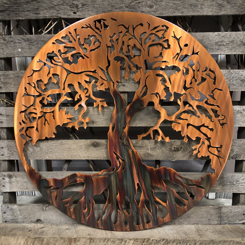 Tree Of Life Metal Wall Art - Michigan Metal Artwork