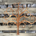 Curly Tree Of Life Metal Wall Art - Michigan Metal Artwork