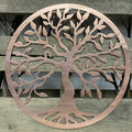 Modern Olive Tree Of Life Metal Wall Art - Michigan Metal Artwork