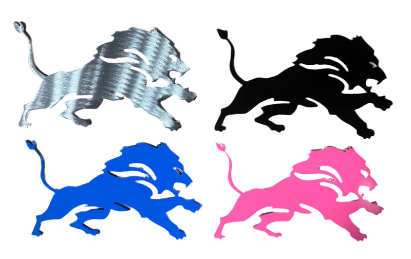 Detroit Lions Metal Magnets Bundle Pack (4 Colors)