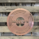 Motown Record Metal Wall Art - Michigan Metal Artwork