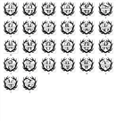 Antler Split Letter Monogram Metal Wall Art - Michigan Metal Artwork