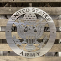 United States Army Metal Wall Art Logo - Michigan Metal Artwork