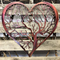 Heart Tree Of Life Metal Wall Art - Michigan Metal Artwork