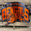 Cincinnati Bengals (2 Piece) Metal Wall Art - Michigan Metal Artwork