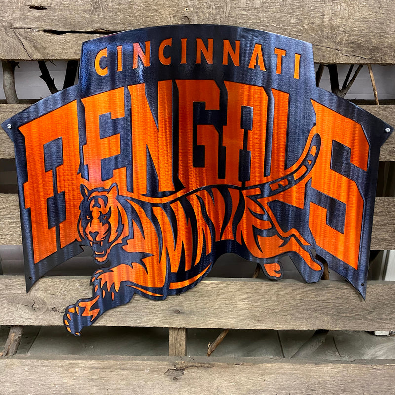 Cincinnati Bengals (2 Piece) Metal Wall Art