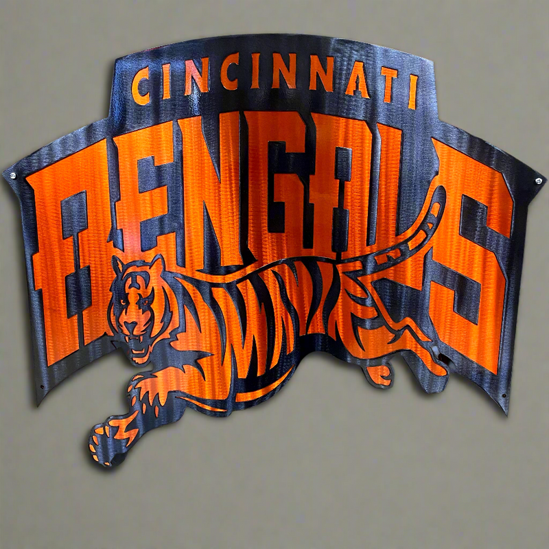 Cincinnati Bengals (2 Piece) Metal Wall Art