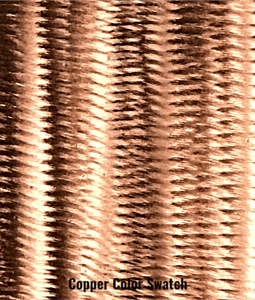 Copper Color Swatch - Michigan Metal Artwork