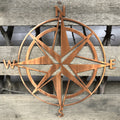 Nautical Compass Rose Metal Wall Art - Michigan Metal Artwork