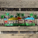 Island Getaway Metal Wall Art - Michigan Metal Artwork