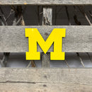 U Of M Metal Magnet - Michigan Metal Artwork