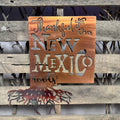 Thankful For My New Mexico Roots Metal Wall Art - Michigan Metal Artwork