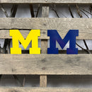 U Of M Metal Magnet - Michigan Metal Artwork