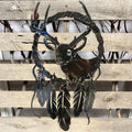 Deer Dream Catcher Metal Wall Art - Michigan Metal Artwork