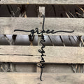 Amazing Grace Cursive Metal Wall Art - Michigan Metal Artwork