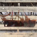 Ships Away Metal Wall Art - Michigan Metal Artwork