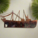 Ships Away Metal Wall Art - Michigan Metal Artwork