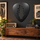 Guitar Pick Metal Wall Art
