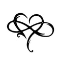 Infinity Heart Metal Wall Art - Michigan Metal Artwork