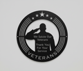 Salute Our Veterans Metal Wall Art Logo