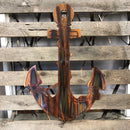 Ships Anchor Metal Wall Art - Michigan Metal Artwork