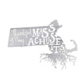 Thankful For My Massachusetts Roots Metal Wall Art - Michigan Metal Artwork