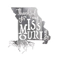 Thankful For My Missouri Roots Metal Wall Art - Michigan Metal Artwork