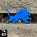 Detroit Lions Metal Magnet Honolulu Blue Magnets
