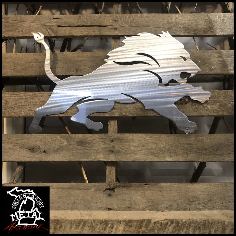 Detroit Lions Metal Magnet - Michigan Metal Artwork