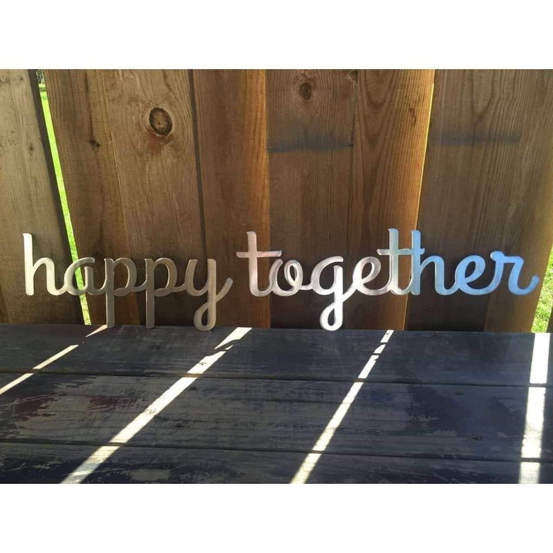 Happy Together Metal Wall Art - Michigan Metal Artwork