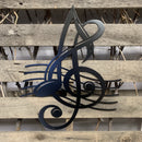Music Notes Metal Wall Art - Michigan Metal Artwork