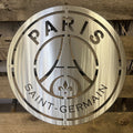 Paris Saint Germain Logo Metal Wall Art - Michigan Metal Artwork