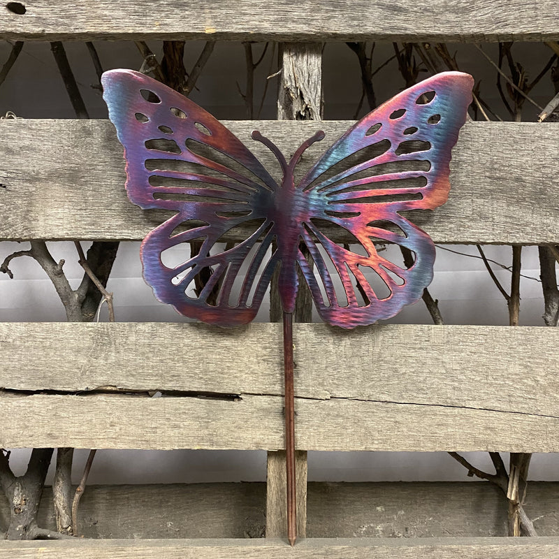 Butterfly Metal Wall Art - Michigan Metal Artwork