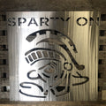 Michigan State Sparty On Logo Metal Wall Art - Michigan Metal Artwork