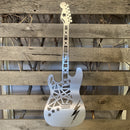 Electric Guitar Metal Wall Art - Michigan Metal Artwork