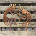 Kokopelli Spirit Of Music Metal Wall Art (2 Piece Set) - Michigan Metal Artwork