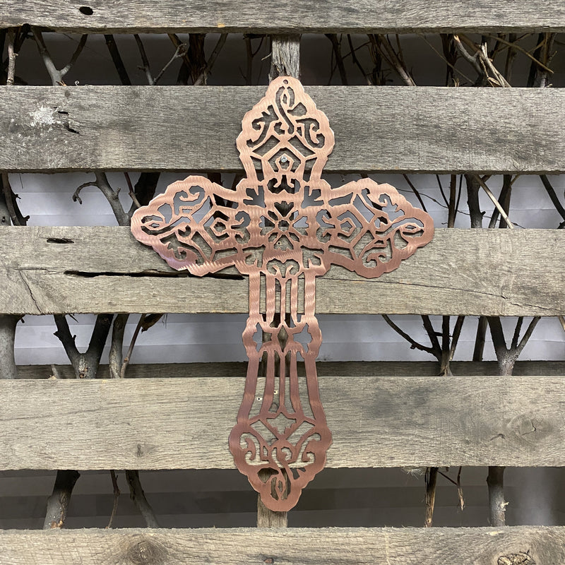 Religious Cross Metal Wall Art