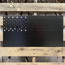 American Flag Metal Wall Art - Michigan Metal Artwork