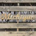 Michigan Metal Wall Art - Michigan Metal Artwork