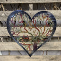 Heart Tree Of Life Metal Wall Art - Michigan Metal Artwork